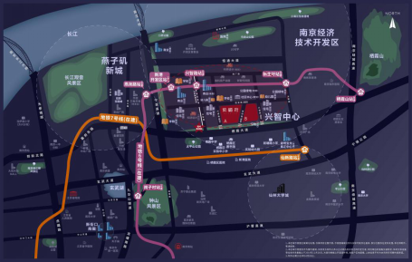 燕子矶房价破4万/㎡？！2万+的兴智红盘紫樾府，两站燕子矶，高颜值+双地铁+学校，难道不香吗？！
