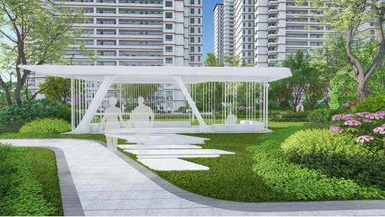 江悦润府匠著理想园林空间，让建筑在自然中生长