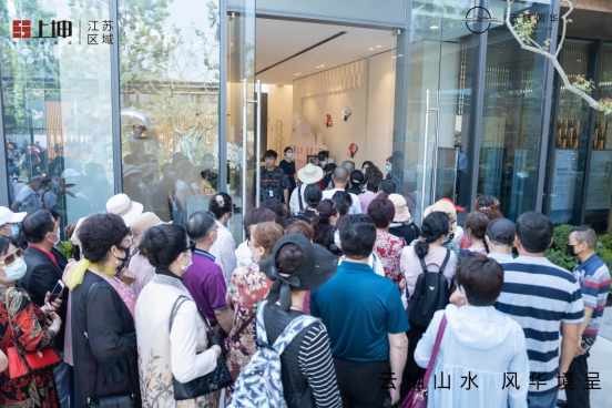 强势围观!上坤云栖风华璟园示范区开放就是这么火